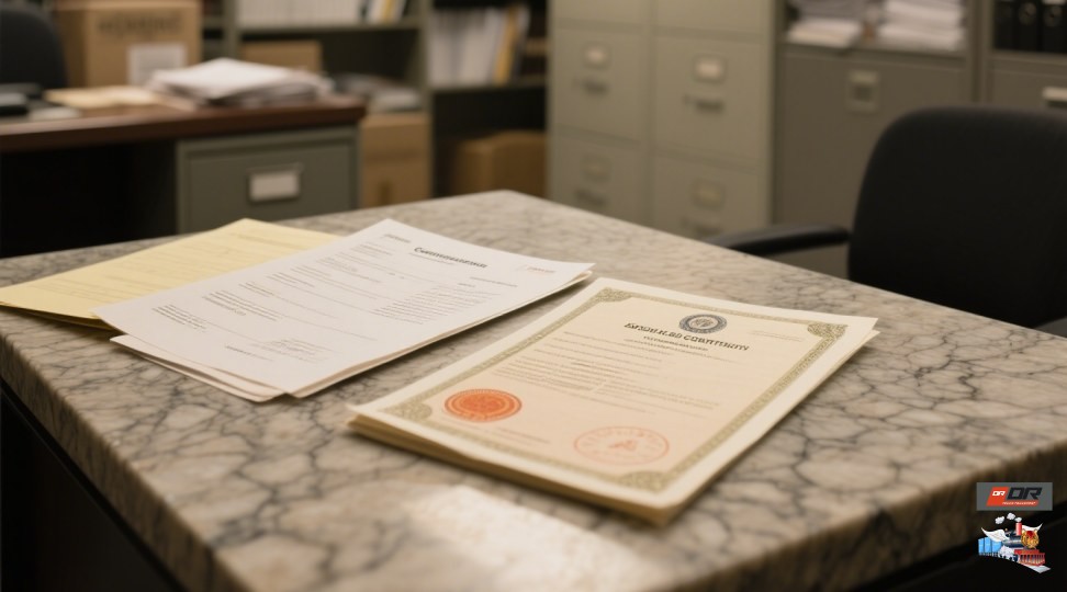 Customs Clearance Documents for Export from China Export documents including invoice, packing list, and certificate of origin for Chinese customs declaration
