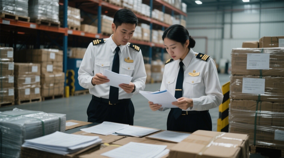 Container ship transporting goods internationally with HS Code classification - DR Trans